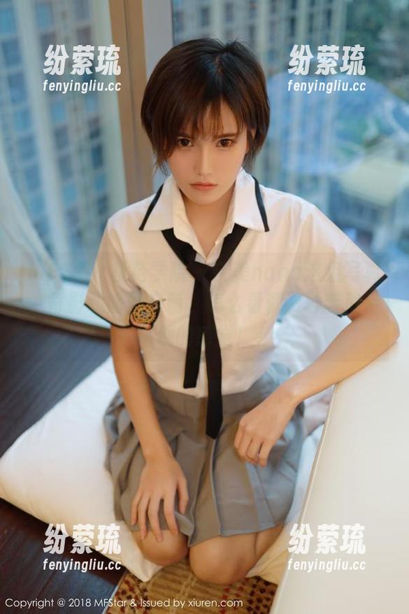 MFStar模范学院 - 奈美nana这组写真，背影和前景交错，怎么看都有种若隐若现的感觉！