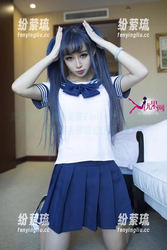 尤果网-奶茶Emily 尤果网 - 这就是奶茶Emily的连衣裙写真集,完全不舍得跳过任何一张!