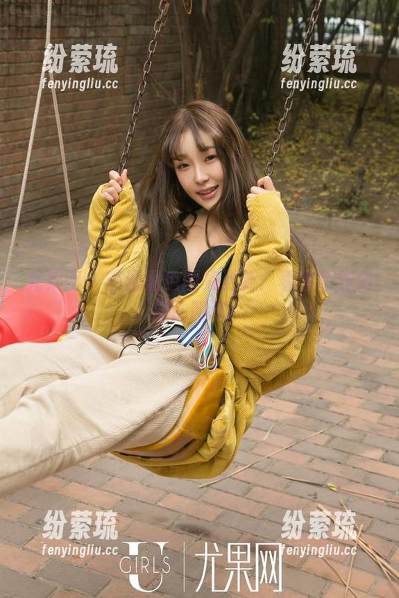 尤果网 - 若涵黑色图集更新：看黑色如何撩动眼球！
