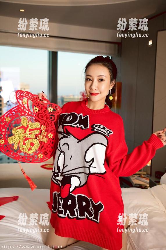 微密圈 - 哎！果儿Victoria的全套写真，圣诞快乐的成分绝对超出了我的想象！